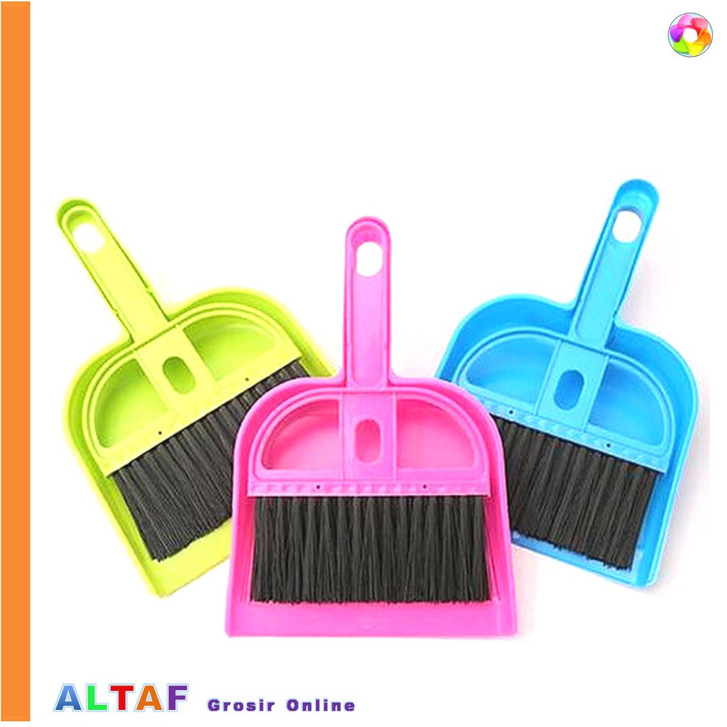 SAPU MINI + SEROKAN Sapu Mini Set Serok Cikrak Kecil