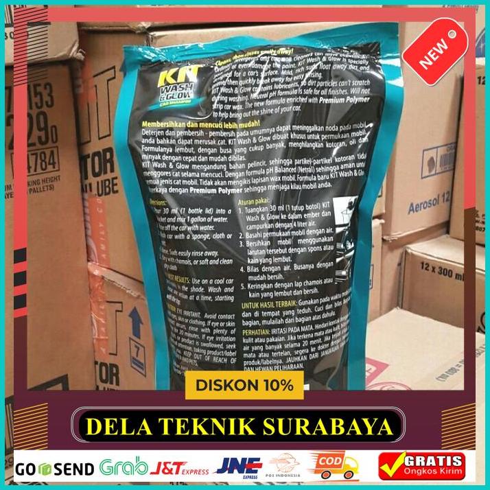 SABUN CUCI MOBIL KIT WASH & GLOW / WASH GLOW PREMIUM POLYMER 800 ML EKSKLUSIF