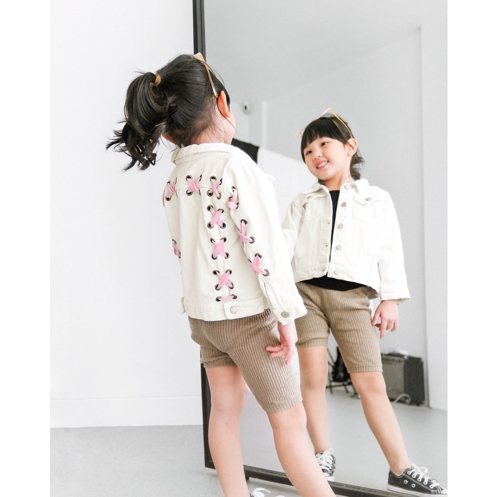 TWISTED DENIM JACKET | Jaket Denim Anak | Jaket Anak Unisex | Outer Anak | Atasan Anak | Jaket Jeans Anak