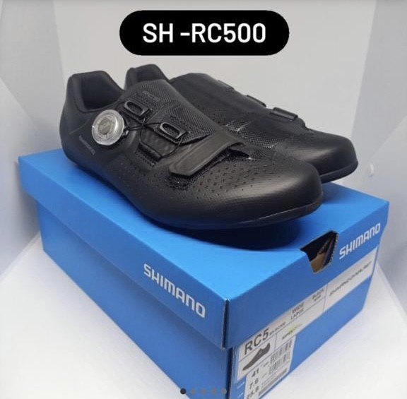 Shimano Shoes RC5 RC500 RC-5 RC 5 Black roadbike sepatu hitam - 42