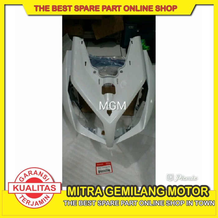 PROMO TAMENG DEPAN HONDA VARIO TEKNO KARBU 110 ASLI AHM PUTIH