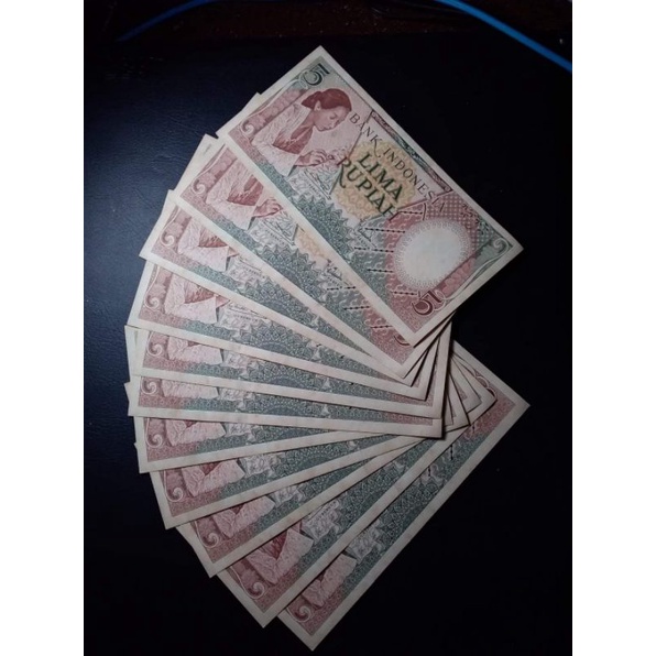 UANG KUNO 5  RUPIAH SERI PEKERJA