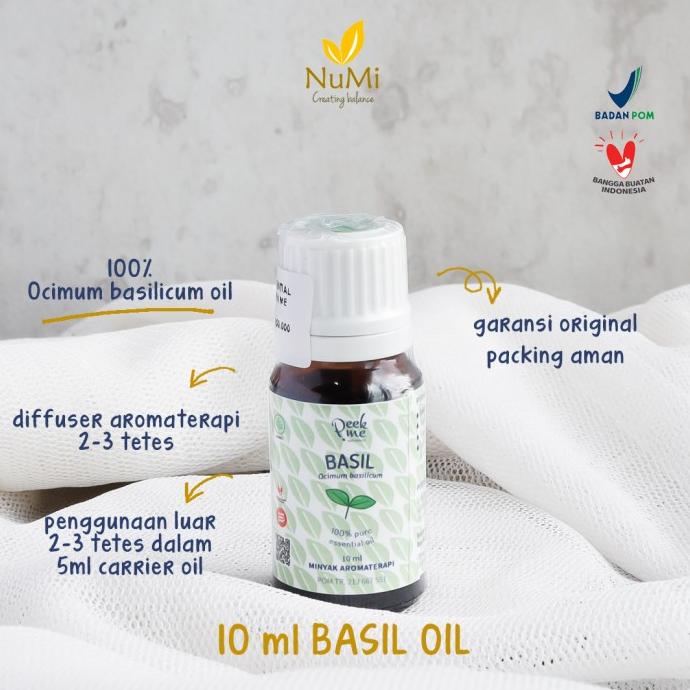 10Ml Basil Essential Oil Eo Minyak Atsiri Kemangi Peek Me Naturals Q9038_T2F2