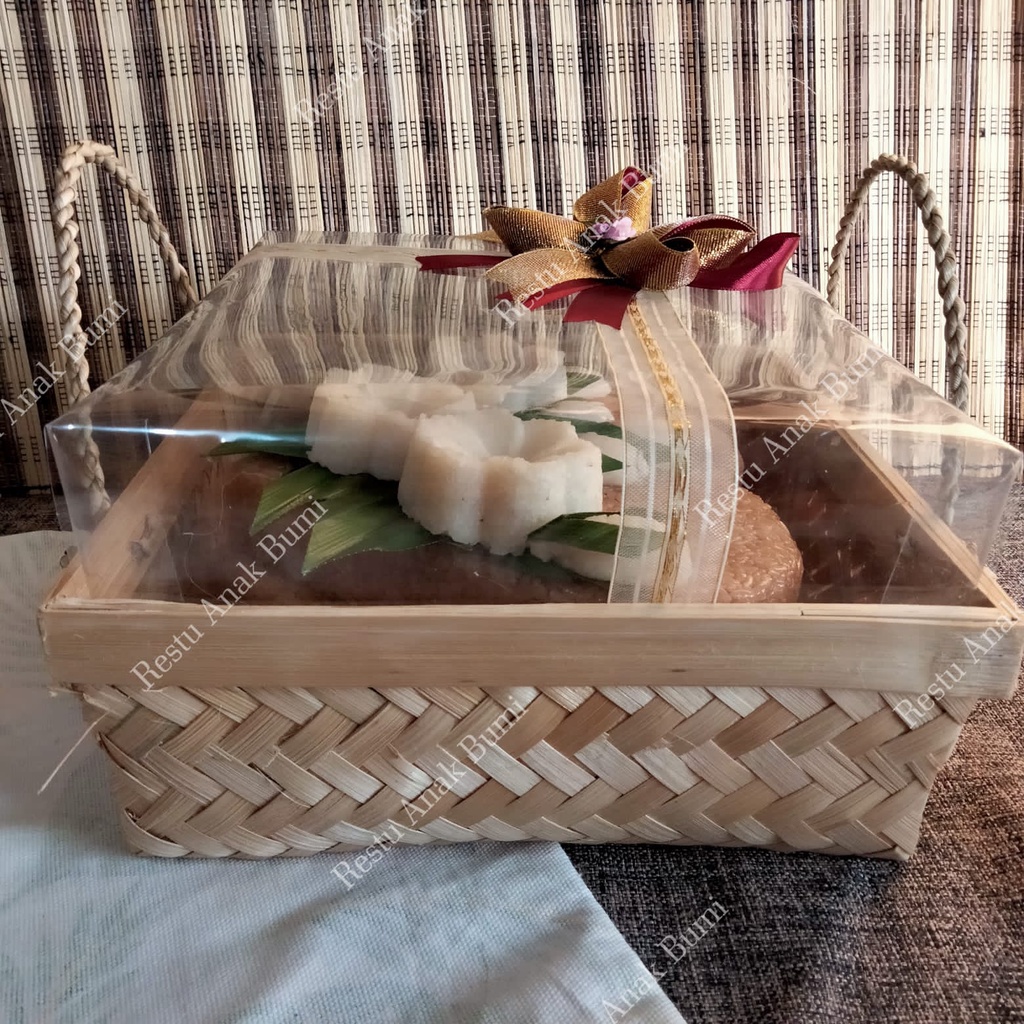 

Promo kotak hantaran seseran box 25x25cm lamaran mika packaging nikahan parsel wadah jenang punjungan