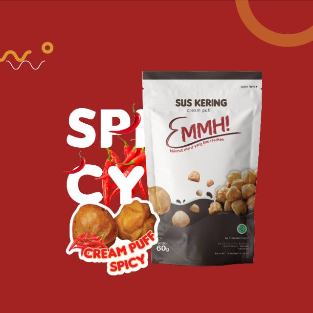 

Emmh Snack Sus Kering varian Spicy