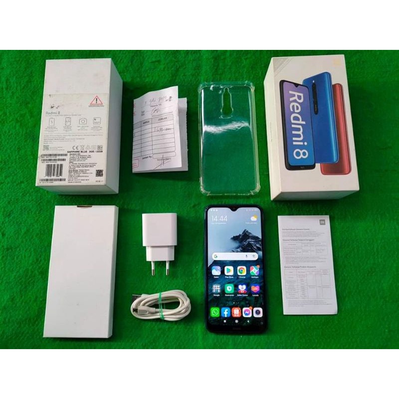 Xiaomi Redmi 8 3/32 Biru bekas/second