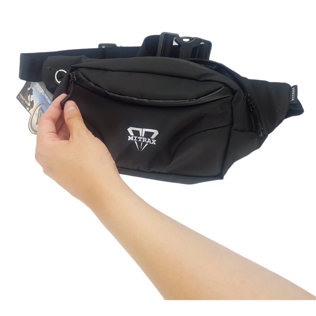 Waist Bag Mitrax Rover Bahan Sintetis Lembut dan Tahan Cipratan Air! Tas Pinggang / Waistbag Pria dan Wanita