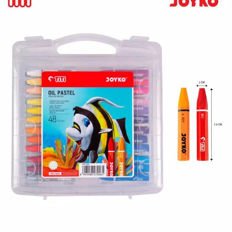 

Paket Laris TITI oil pastels 48 colors OP-48S crayon 48 warna krayon crayons