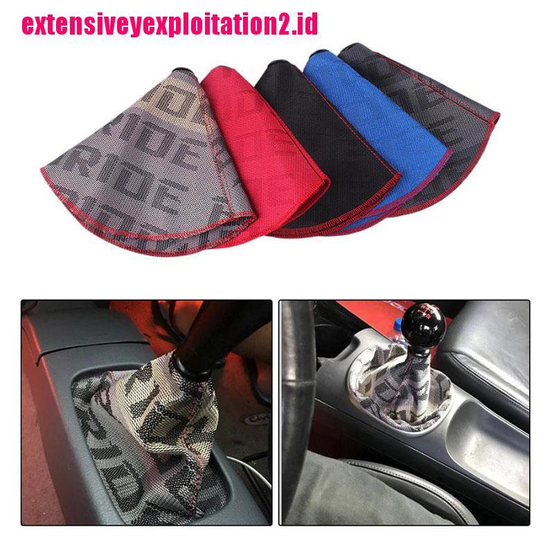 &lt; E2id &amp; &gt; Cover Knob Tuas Perseneling Mobil Bahan Kain Hyper