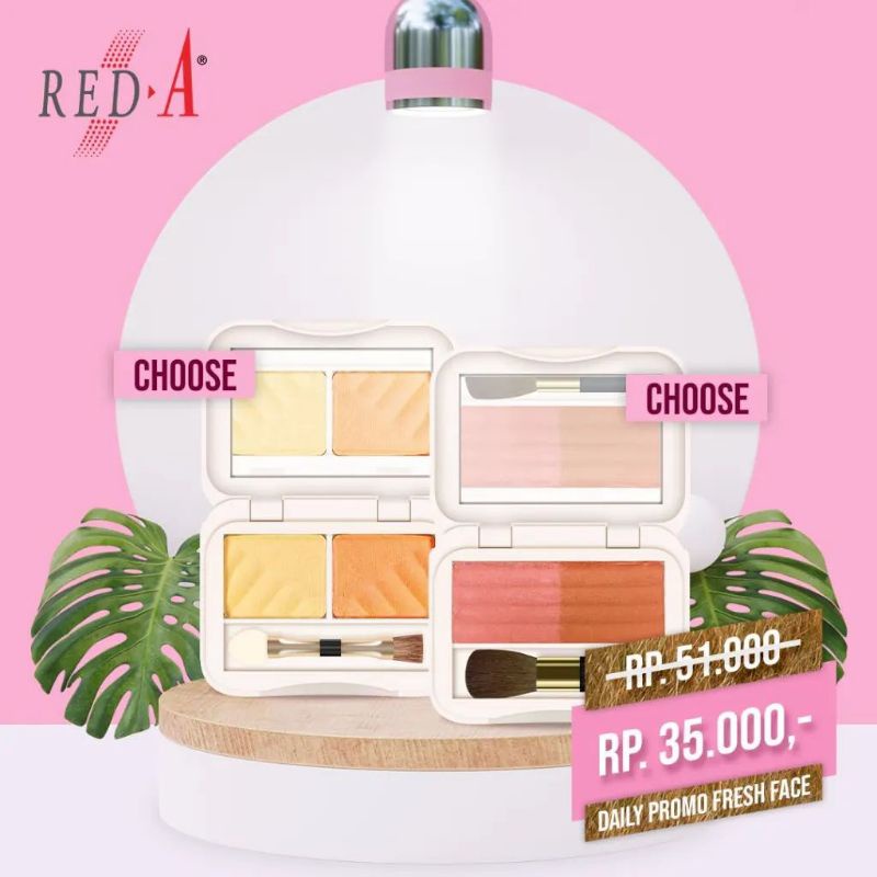 Paket Eye Shadow Blush On Red-A