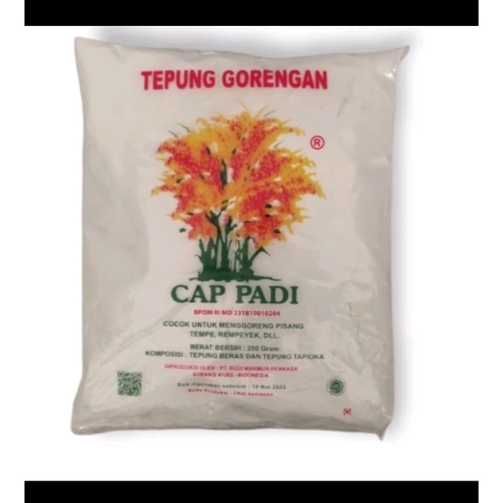 

tepung gorengan cap padi 200 gram