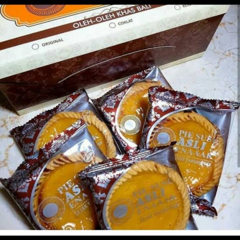 

PIE SUSU ASLI ENAAAK ORIGINAL [10 PCS] OLEH -OLEH KHAS BALI