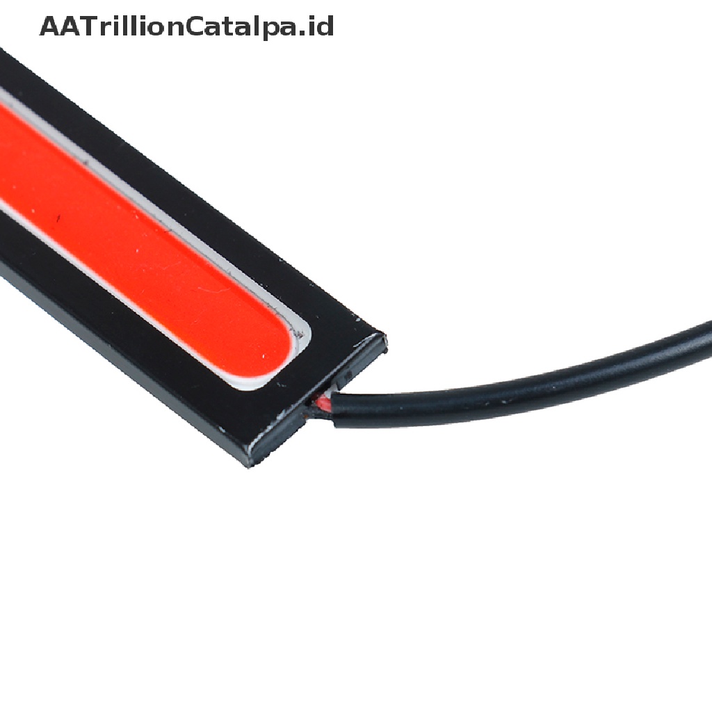 Aatrillioncatalpa 2Pcs Lampu led cob 12v super Terang Anti Air Warna Merah Untuk Drlfog lamp Mobil