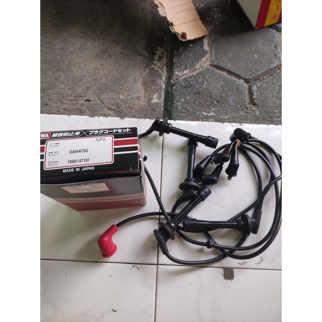 Kabel Busi Coil Set  mobil  S89 / ZEBRA / S91 / ESPASS SEIWA Garansi Jepang Asli