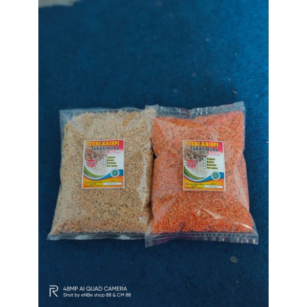 

Lauk kering teri Crispy siap saji 1 kg original/Balado/Barbeque/Hot Spicy | Ter Nasi |