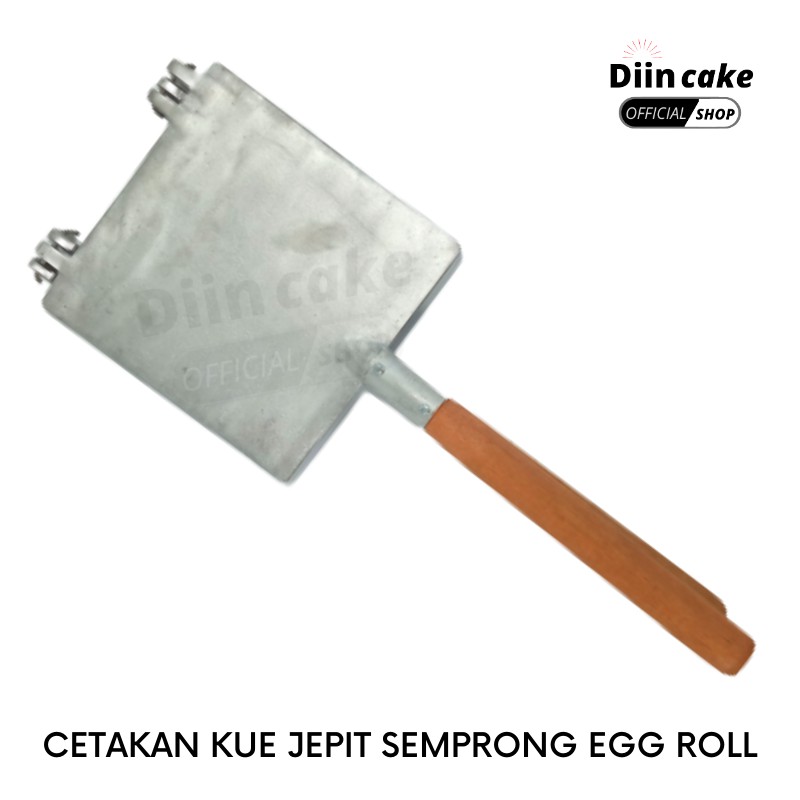 Cetakan Kue Jepit Semprong Opak Gambir Egg Roll Small Bonus Sutil Kue Dan Kuas Kue Silikon