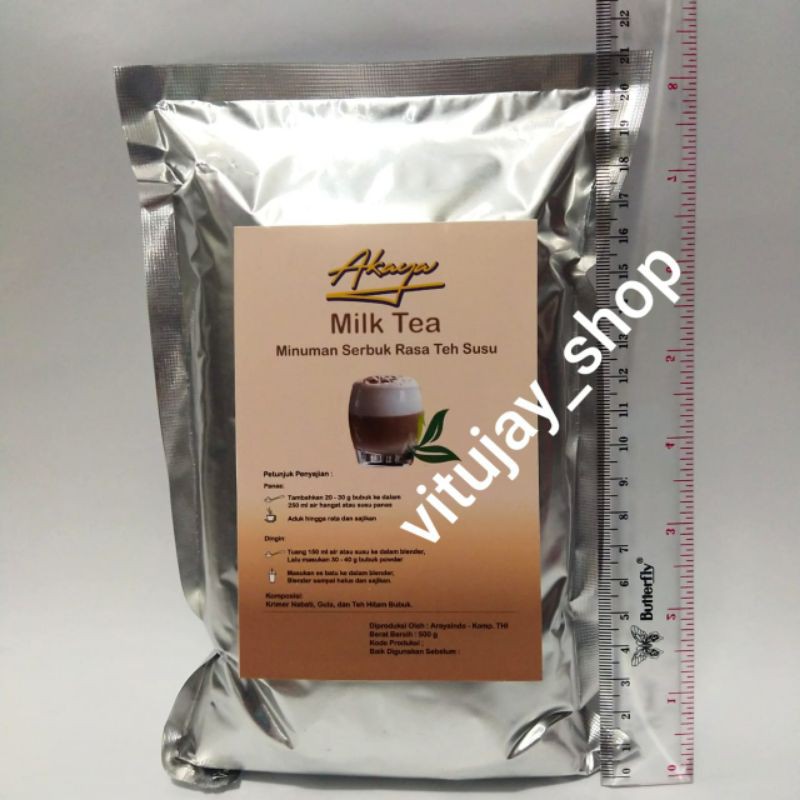 

milk tea akaya 500 gram bubuk minuman