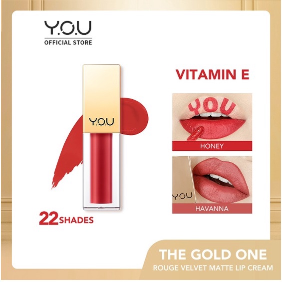 YOU ( Y.O.U ) ROUGE VELVET MATTE LIP CREAM