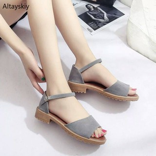  Sandal  wedges tali wanita santai  main jalan liburan 