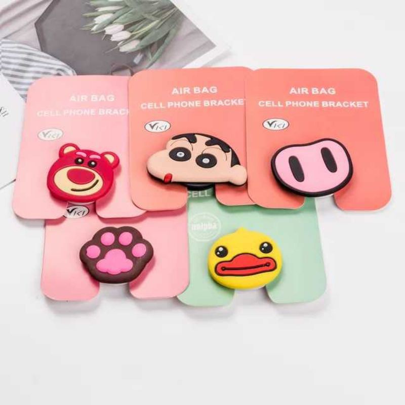 Pop Socket Hp 3D Karakter Lucu