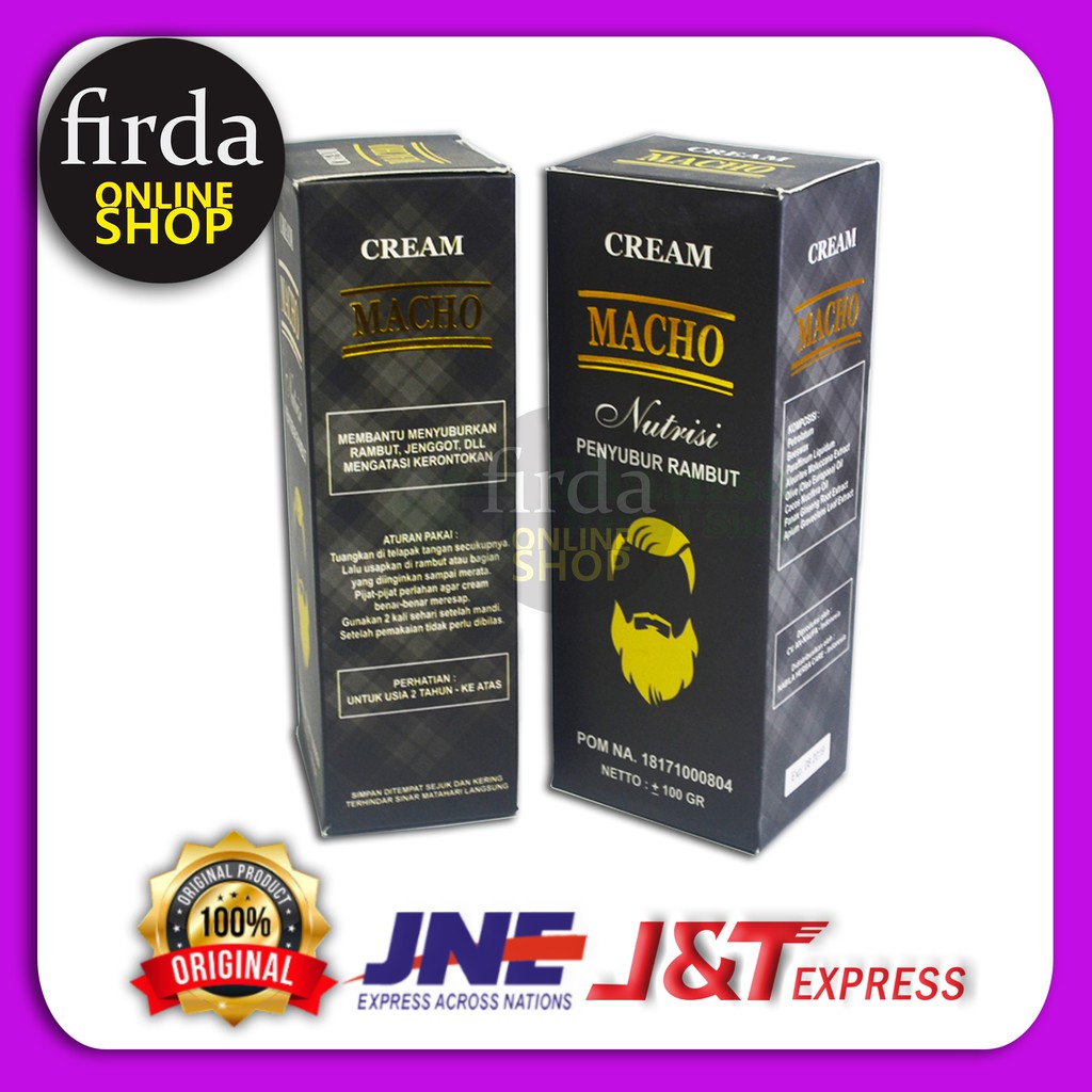 CREAM MACHO NUTRISI PENUMBUH RAMBUT,PENUMBUH JENGGOT & JAMBANG,PENUMBUH RAMBUT RONTOK & BOTAK