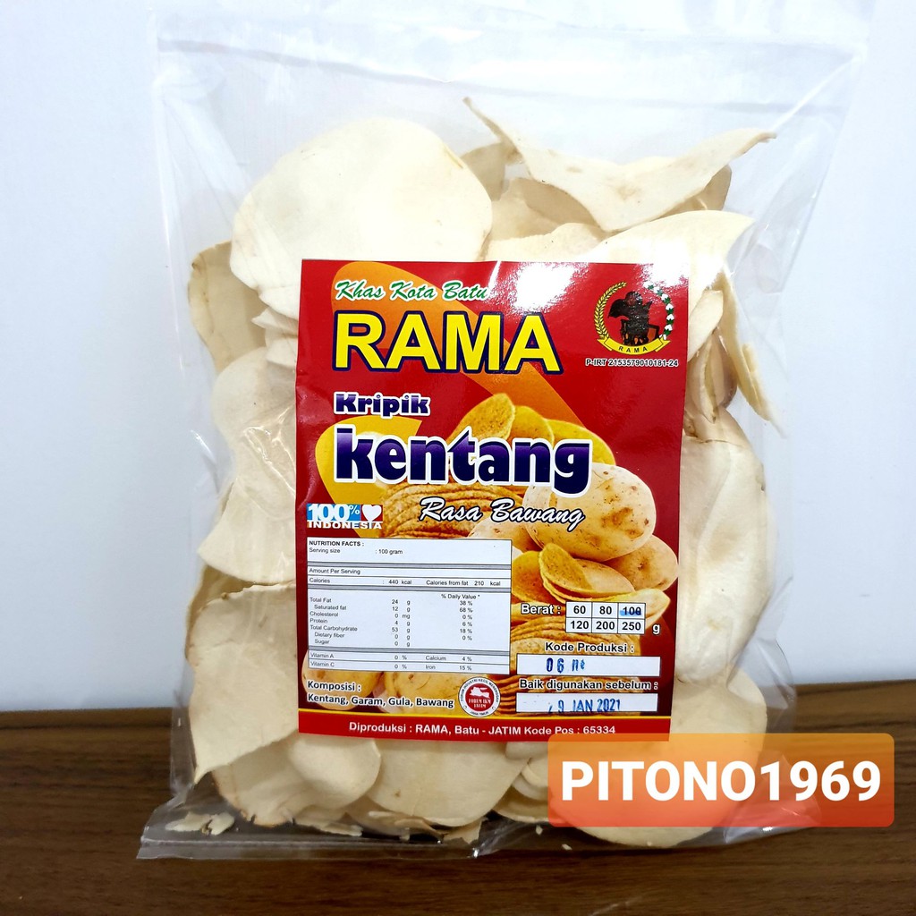 Jual Keripik Kentang Rama Khas Batu Malang Shopee Indonesia