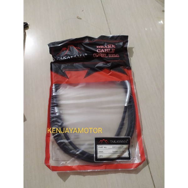 KABEL REM BELAKANG VARIO125 ESP 43450K60B01 HIGH QUALITY