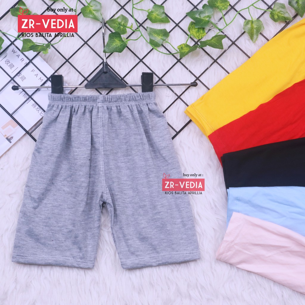 Celana Pendek Short Anak uk TK &amp; SD 3-12 Tahun / Pants POLOS Dalaman Ketat Rok Anak Perempuan