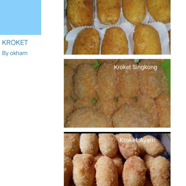 Kroket Singkong