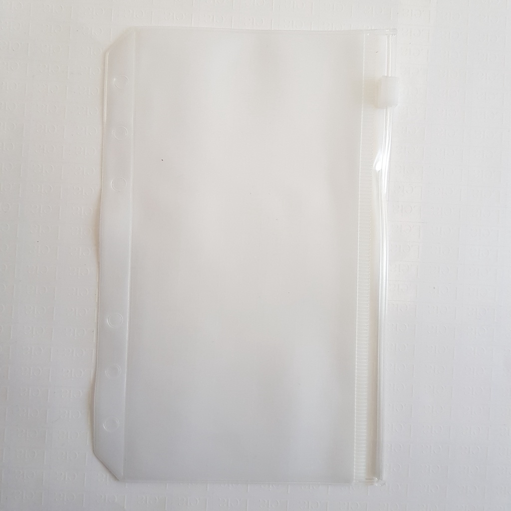 

Flashee Kantong Zipper Multiring PVC Binder A6 Ring 6 Transparan Kantong Binder Keuangan