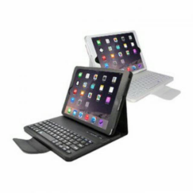 Removable Keyboard Leather Case Casing Cover for iPad Air 2