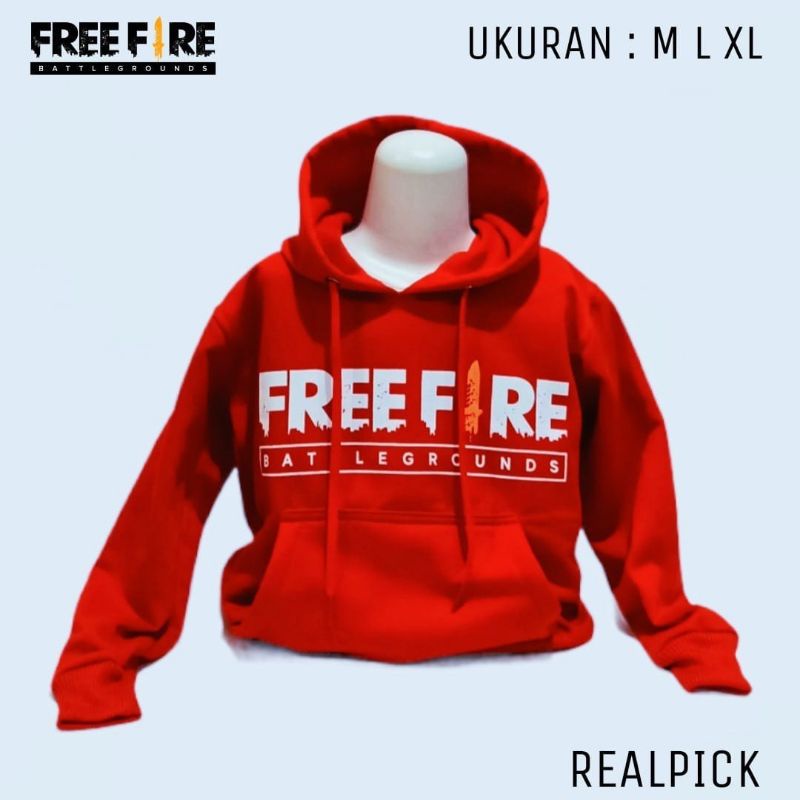 SWEATER HOODIE ANAK FREE FIRE - SWEATER ANAK