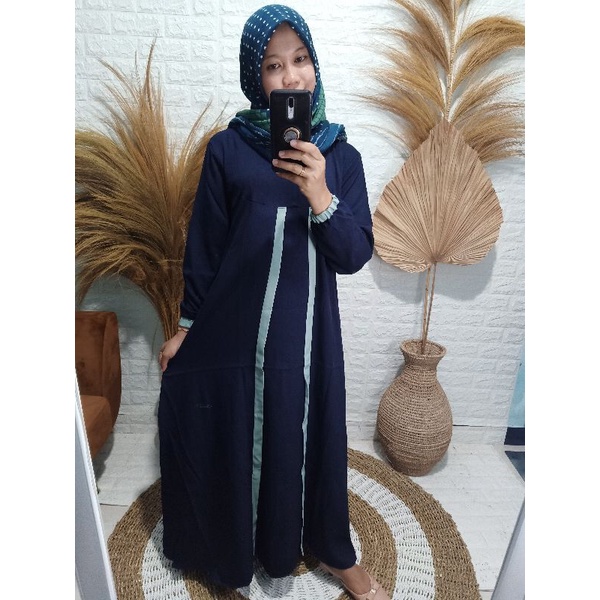 GAMIS ITYCREPE TERBARU DRESS CANTIK KEKINIAN GAMIS BUSUI MURAH