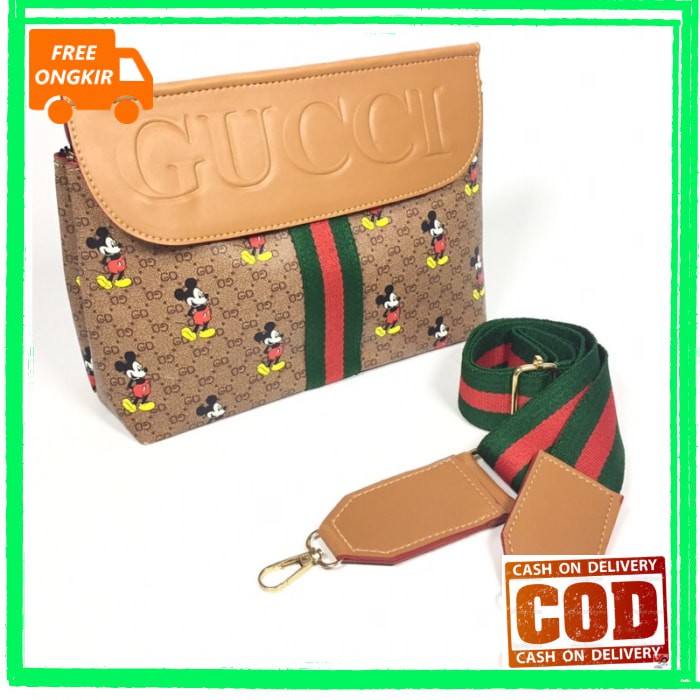 BARU Tas wanita sling bag Import Mickey Mouse Sling (KUALITAS SUPER) READY STOK