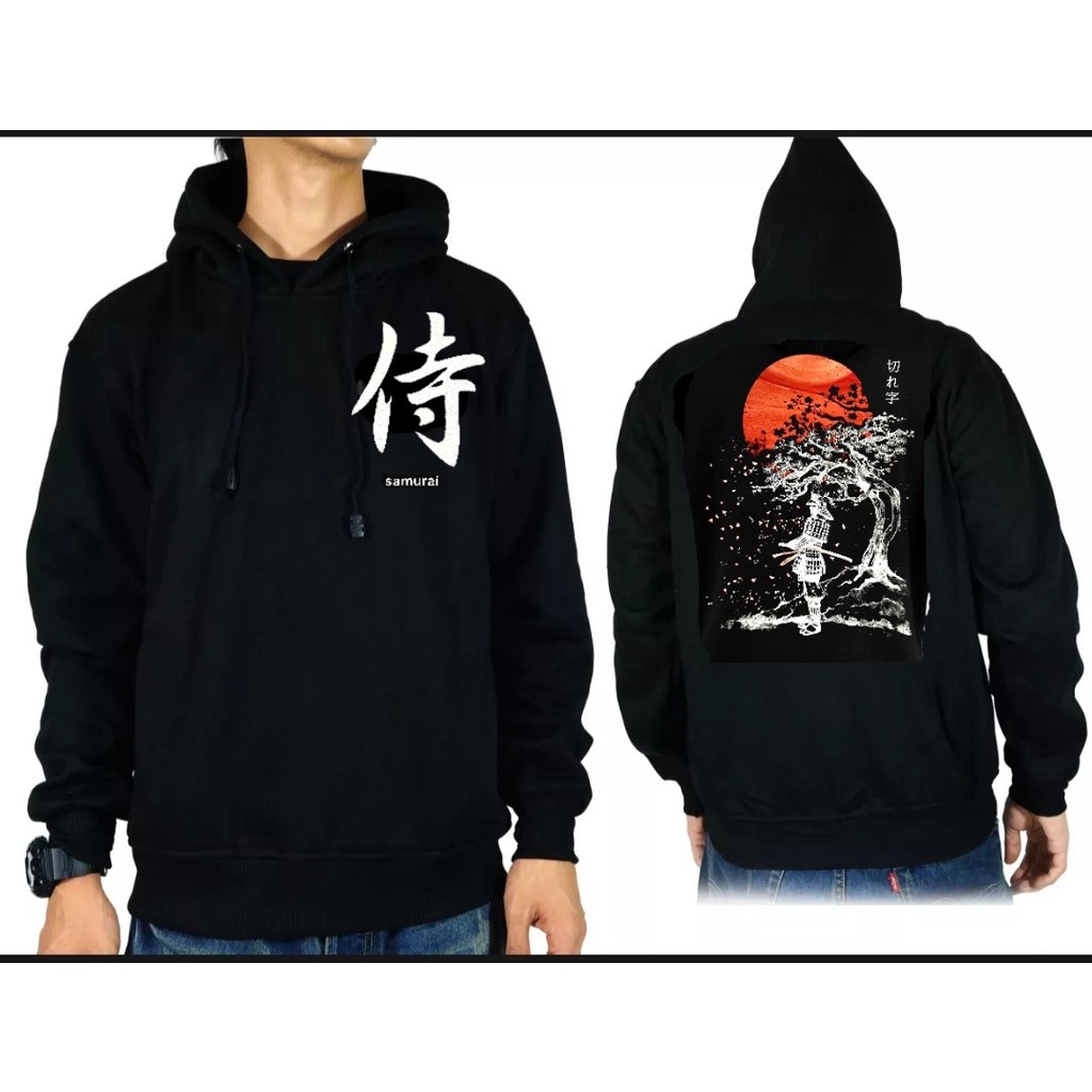 Sasuke.id - Sweater Hoodie Jumper Pria Samurai Jepang / Hoodie Pria Distro / Hoodie Pria Polos / jaket pria distro jepang / jaket cowok terbaru 2021