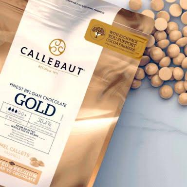 

Callebaut Gold Caramel Chocolate Cokelat Coklat Couverture 250Gr Sale