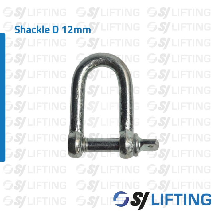 Shackle D 12mm