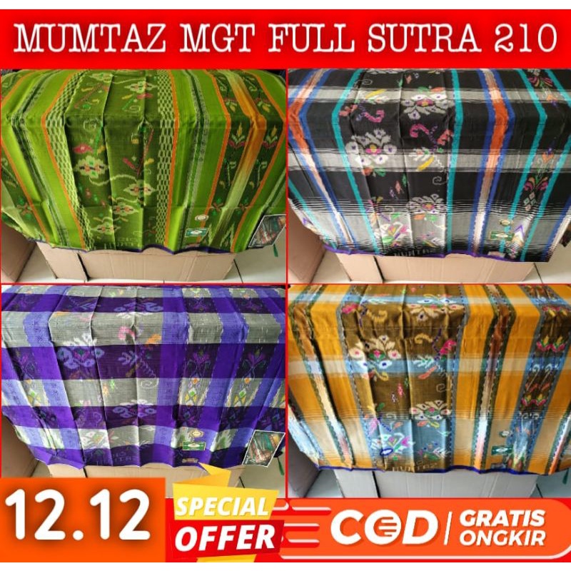 SARUNG MUMTAZ FULL SUTRA MGT 210 ORIGINAL