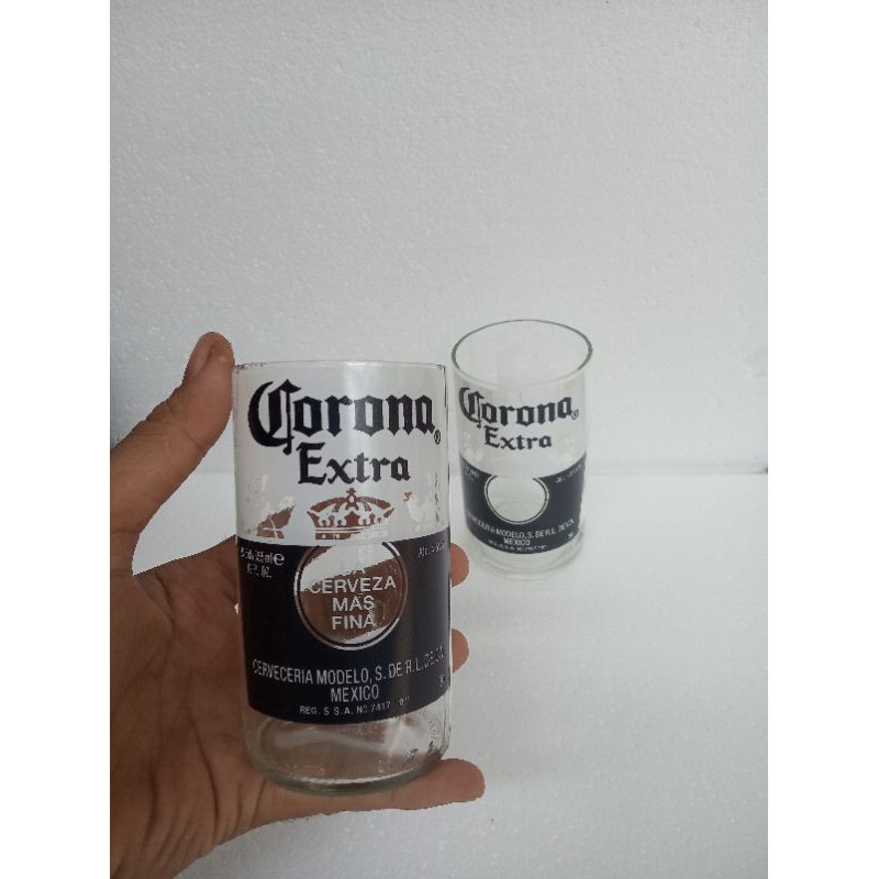 glass corona unik botol kaca unik glas kaca minibar botol corona extra
