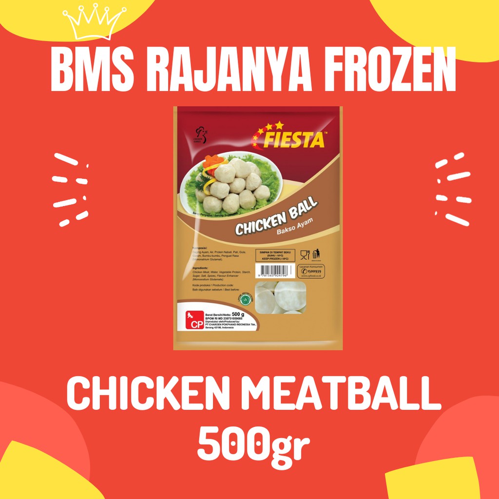 

FIESTA SAUSAGES CHICKEN MEATBALL 500gr
