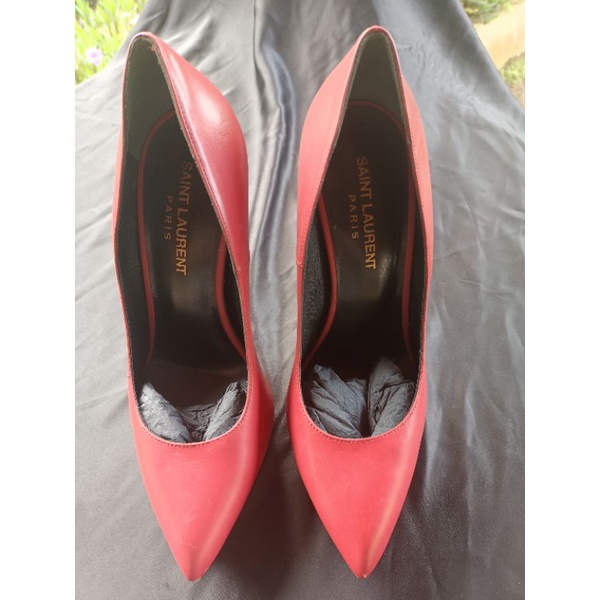YSL high heels authentic red