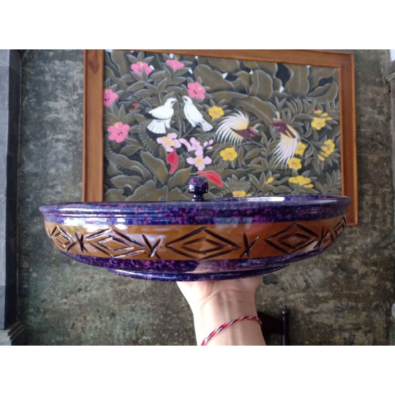 bokor kayu mejenukan d30cm