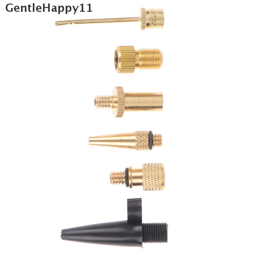 Gentlehappy Inflator Pump Nozzle Kit Presta Schrader Valve Adapter Adaptor Katup Sepeda