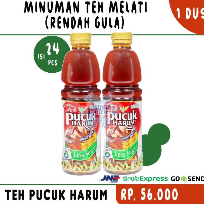 

(BISA COD) Teh Pucuk Harum Melati Less Sugar 350ml (1 Dus = 24 Pcs) BERMUTU Kode 386