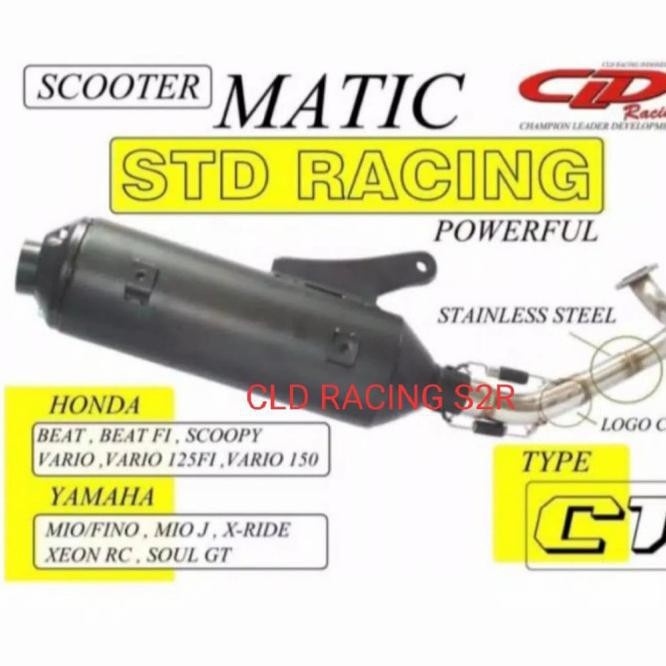 Termurah Knalpot Mio J Standar Racing Type C1 Cld Racing Original Sale