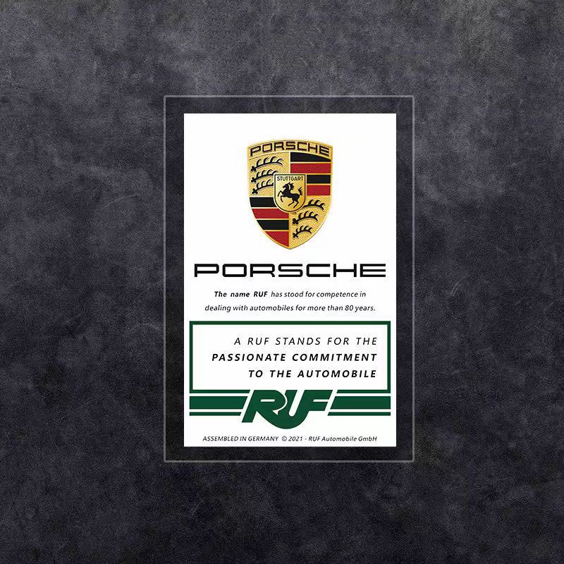 Stiker Kaca Depan Mobil Elektrostatis Untuk Porsche Panamera Tiger Cayenne Taycan 917 718 911