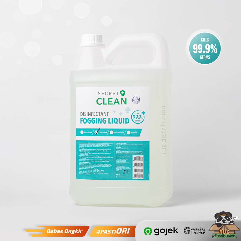 SECRET CLEAN Disinfectant Fogging Liquid 5 Liter