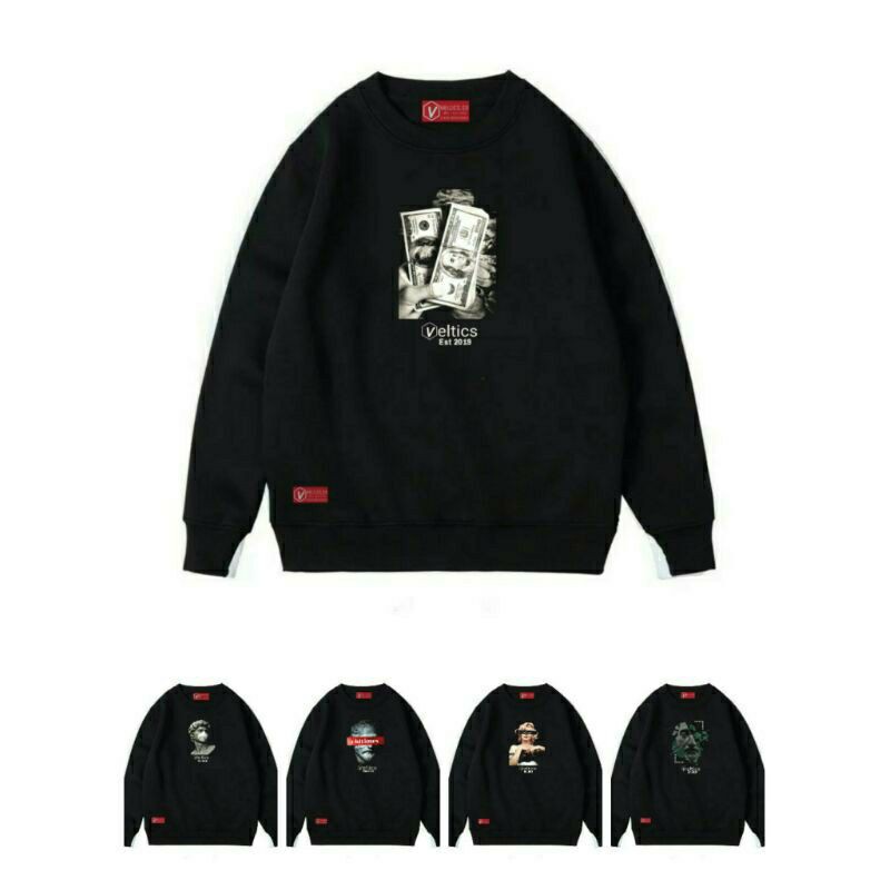 Crewneck Pria Veltics/Crewneck Pria/Crewneck Wanita/Crewneck Distro/Crewneck Murah/Sweater CrewneckA