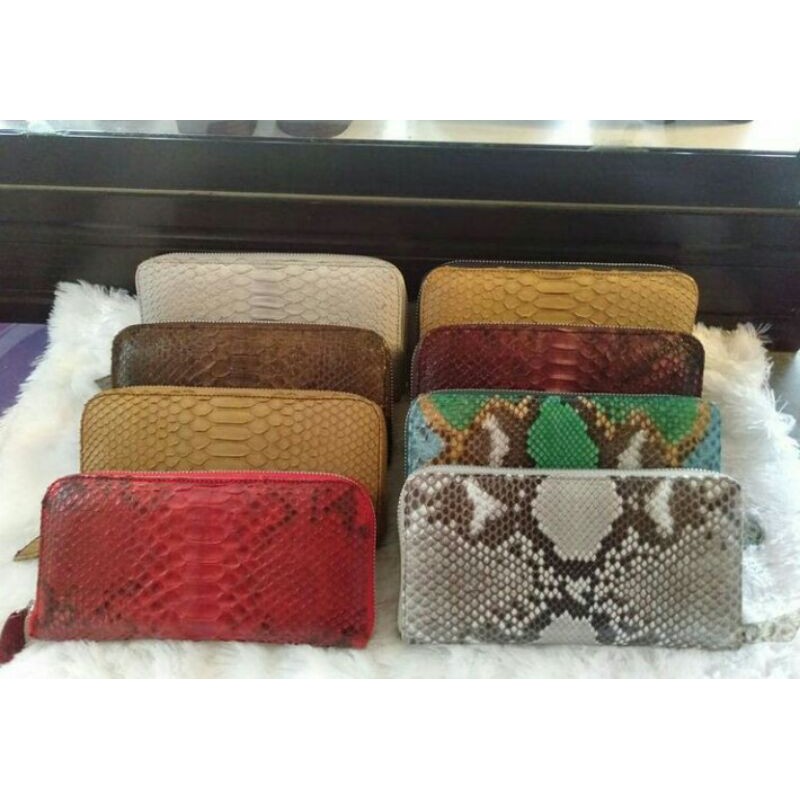 Dompet Kulit Ular Asli Dompet Wanita Dompet Perempuan Dompet Cewek
