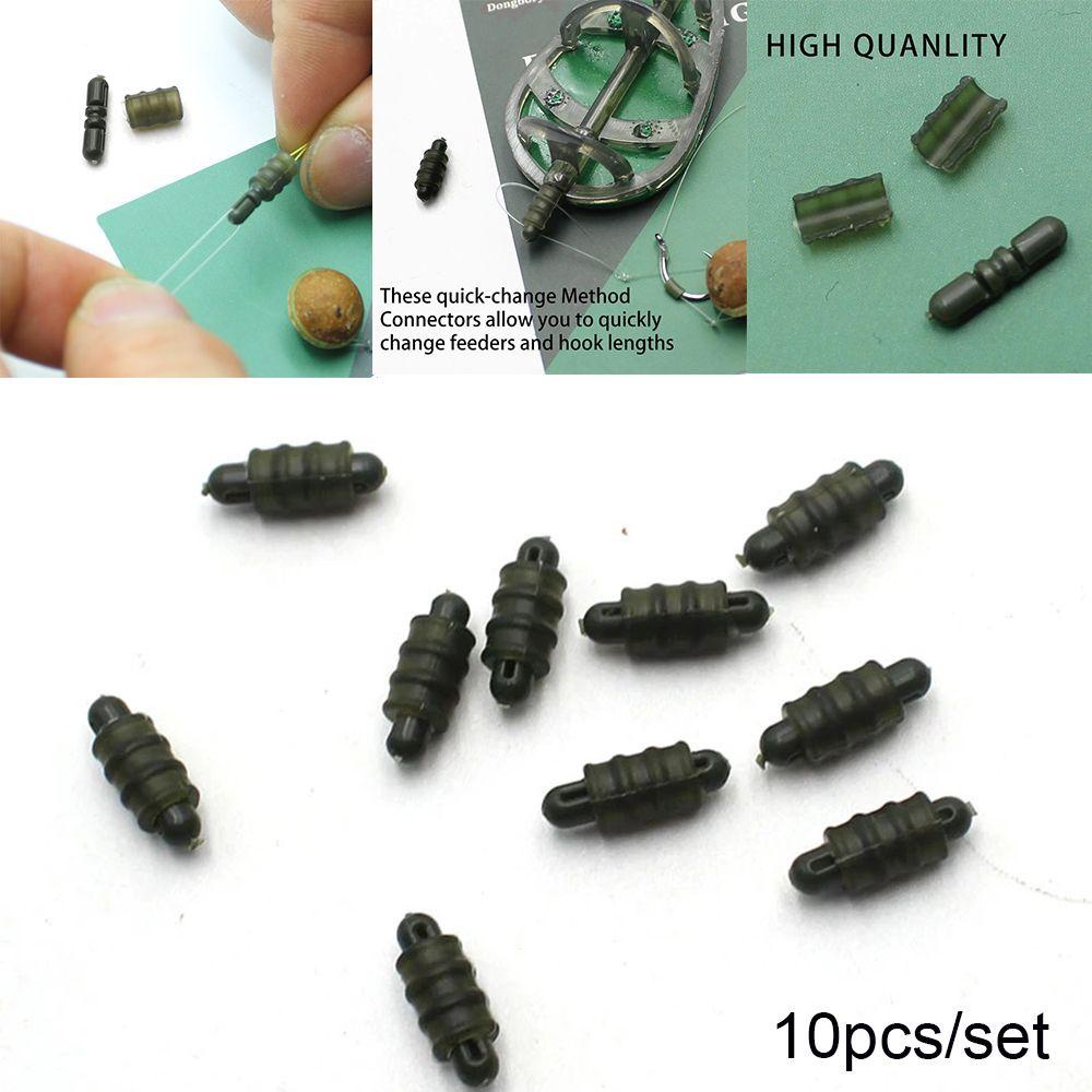 Top 10pcs Feeder Memancing Baru Langsung Shock Quick Change Beads Change Hook Length Terminal Bead